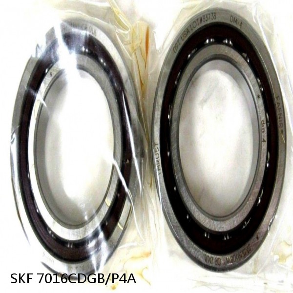 7016CDGB/P4A SKF Super Precision,Super Precision Bearings,Super Precision Angular Contact,7000 Series,15 Degree Contact Angle